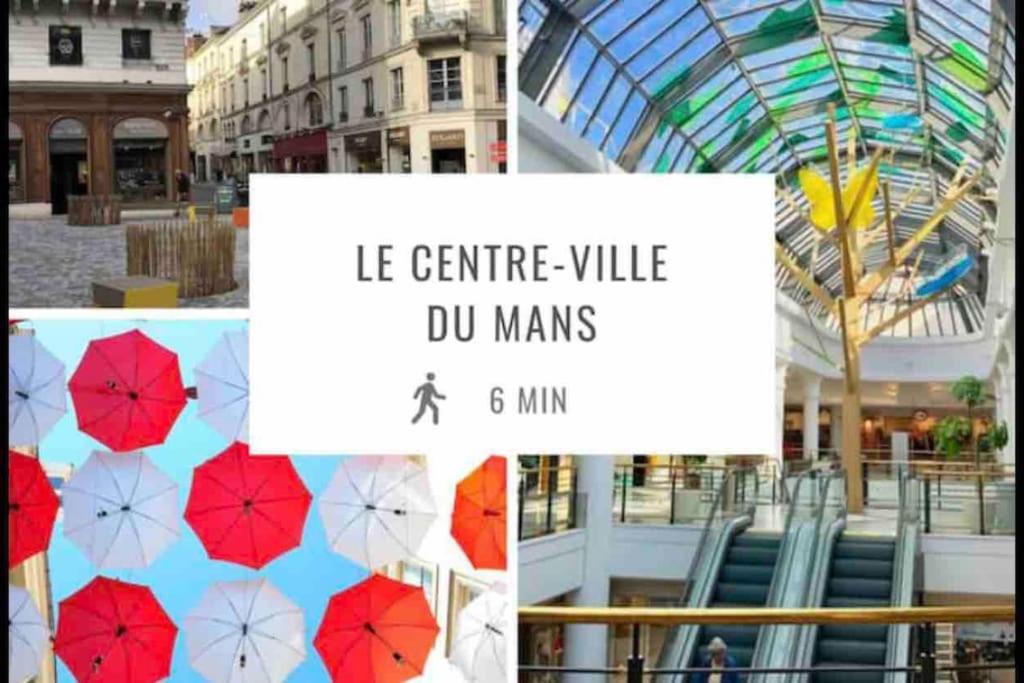 Appartements De Standing Centre Ville, Gare, Jardin,Terrasse Le Mans Exterior foto